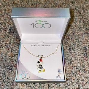 NWT Disney 100 Minnie Mouse Necklace